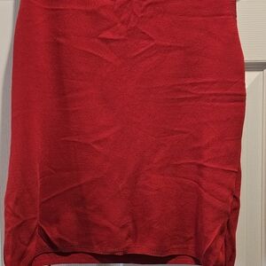 JohnPaulRichard Red Bubble Ruched Mini Top